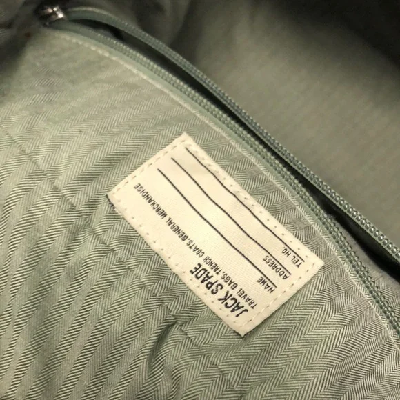 Jack Spade Brown Duffel Bag Leather Travel Essential - Picture 8 of 8